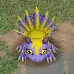 Elecmon (Violet), Rookie, in the game