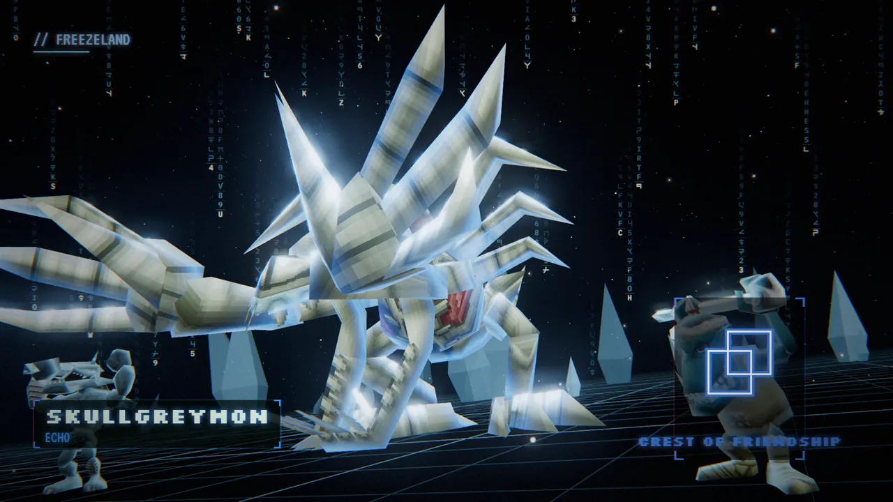 SkullGreymon, an Echo, rising out of the dark